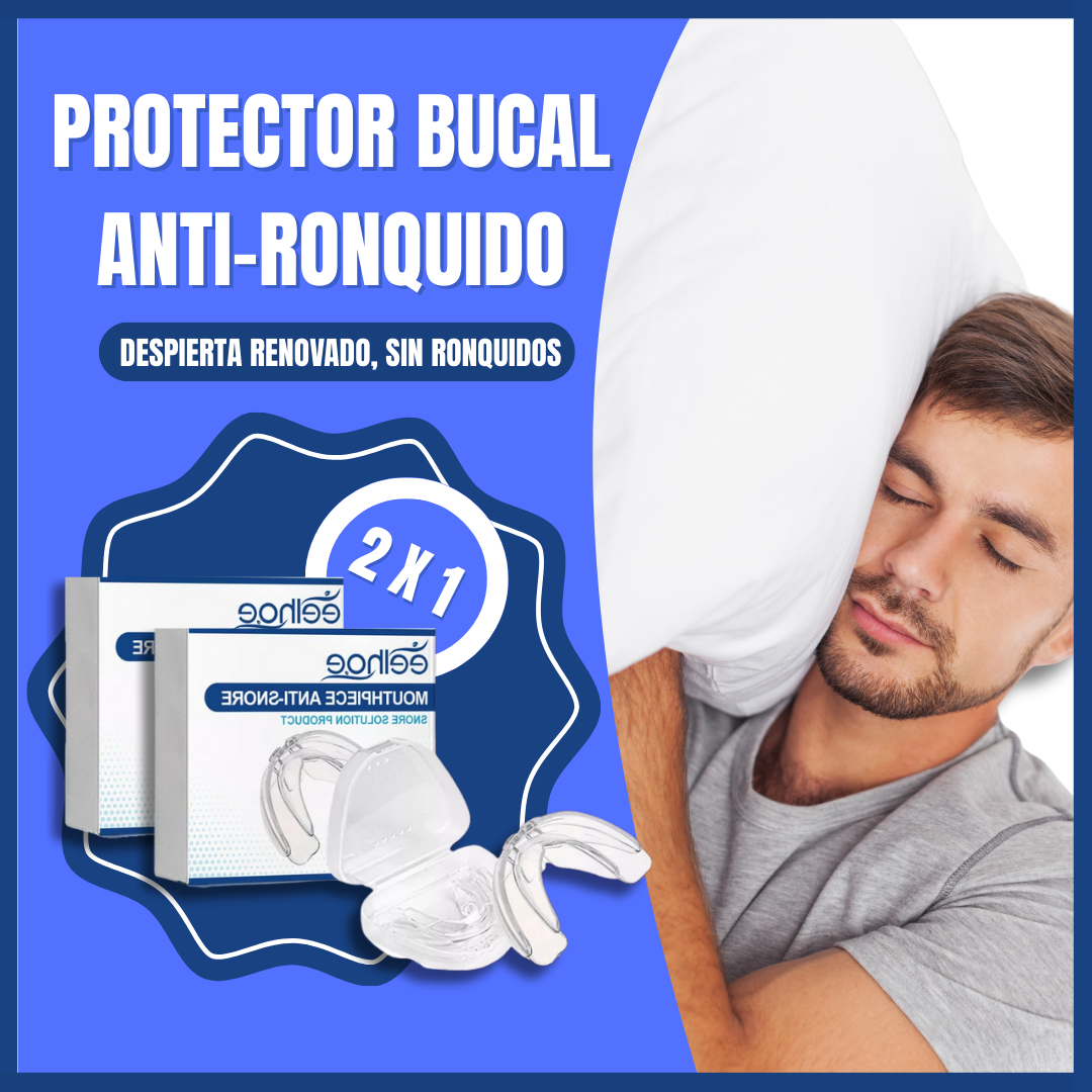 Protector bucal antirronquido (OFERTA 2X1)