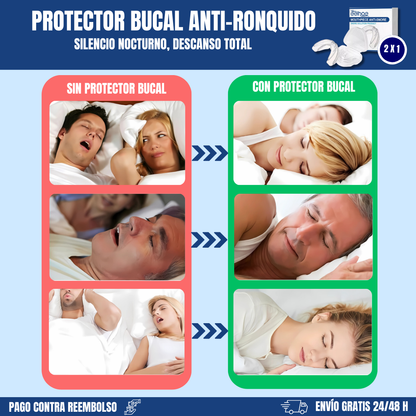 Protector bucal antirronquido (OFERTA 2X1)